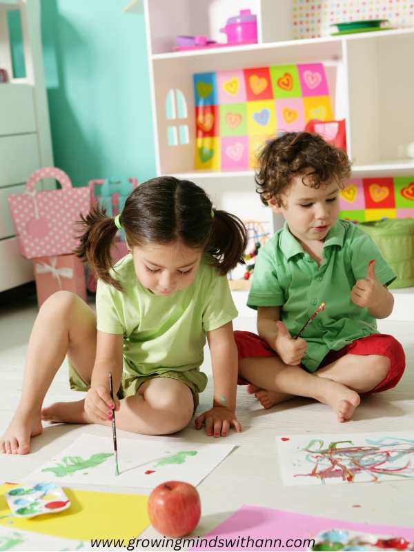 two-children-in-their-homeschooling-space