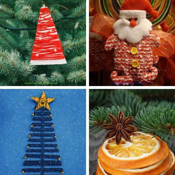 Picture-of-knitted-Santa-popsicle-chrismas-tree-dried-slice-orange-ornament-in-10-easy-DIY-Chrismas-ornaments-for-kids