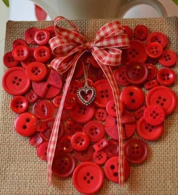 craft-made-with-red-button-to-form-a-heart-with-a-piece-of-cloth-as-flower-in-fun-and-simple-valentine-crafts-for-kids.