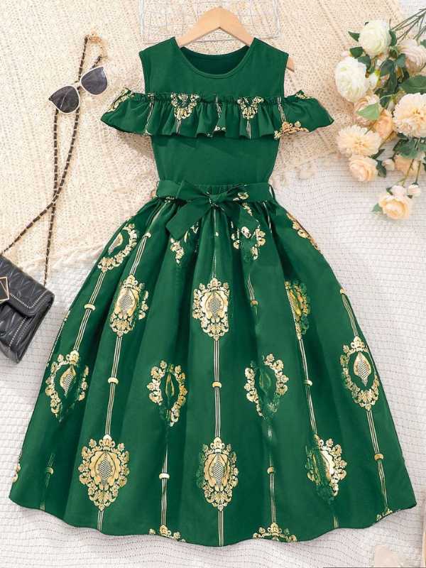 Green-and-gold-princess-gown.