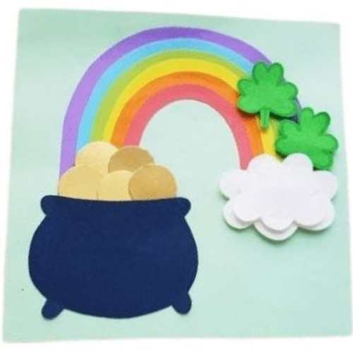 pot-of-gold-made-with-black-yellow-orange-purple-and-green-colors-in-fun-and-easy-st-patrick's day-craft-for-kids.