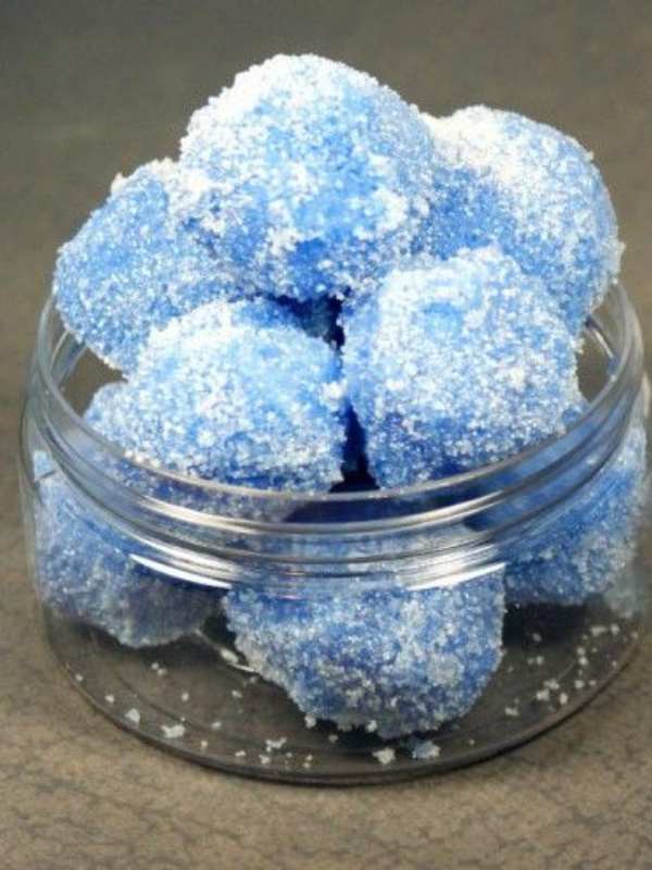 Blue-sugar-scrub-snow-ball-in-a-glass-cup.