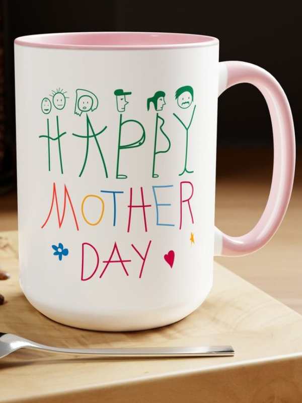 White-mug-written-happy-mother's-day-with-green-red-blue-and-yellow-colors-in-creative-mother's-day-gift-ideas-you-can-make-and-sell.