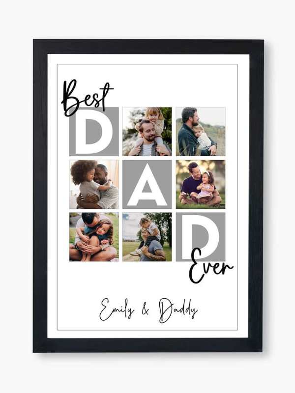 Personalized-photo-frame-of-dad-with-6-photos-written-best-dad-ever.