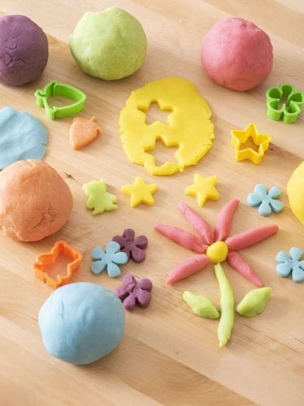 Different-colors-of playdough-molded-into-different-shapes.