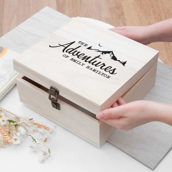 Box-written-the-adventures-of-family-Hamilton-in-family-memory-box-ideas-to-preserve-your-prescious-memories.
