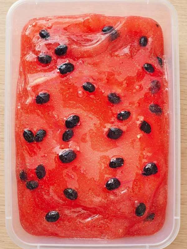 Watermelon-slime-in-a-bowel