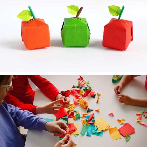 Red-Green-ang-yellow-apple-crafts-with-hand-crafting-in-apple-crafts-for-kids.