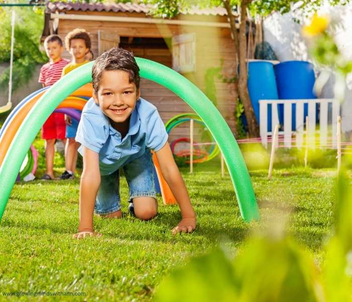 kids-enjoying-obstacle-course-in-summer-bucket-list-ideas-for-families.