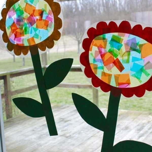 2-flower-sun-catcher-on-a-glass-window-in-sun-catcher-crafts-for-kids.