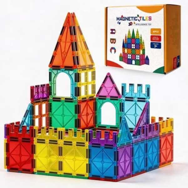 Tower-built-with-manetic-tiles-in-STEM-toys-kids-actually-love.