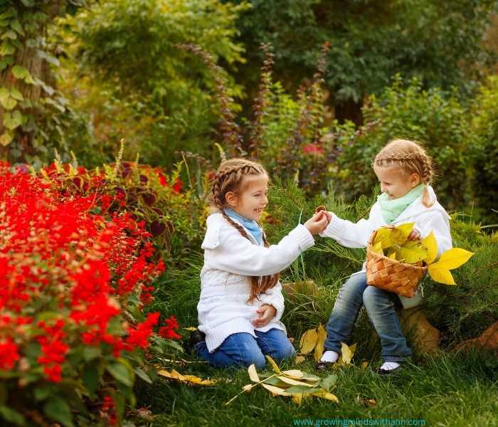 kids-picking-leaves-and-flowers.