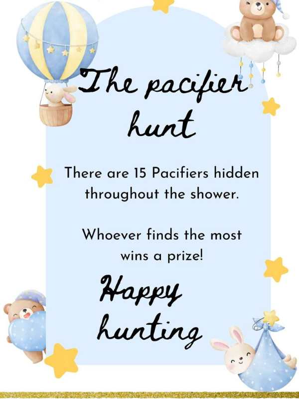 Pacifier-hunt-game