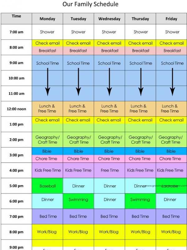 Sample-of-family-schedule.