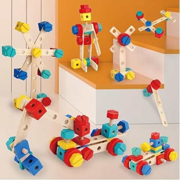 Wooden -nuts-and- bolt-building-toy-in-STEM-toys-kids-actually-love.