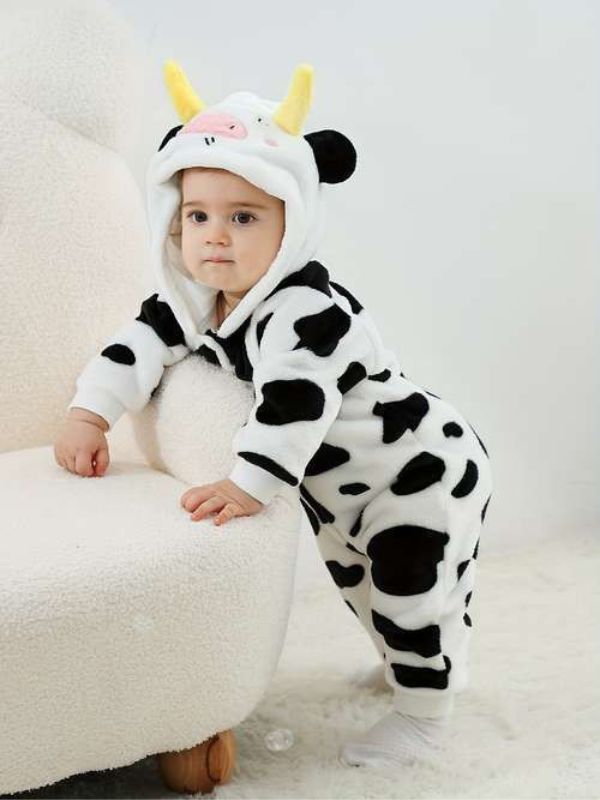 Baby-dressed-in-cow-costume-baby's-first-halloween-costume-ideas.
