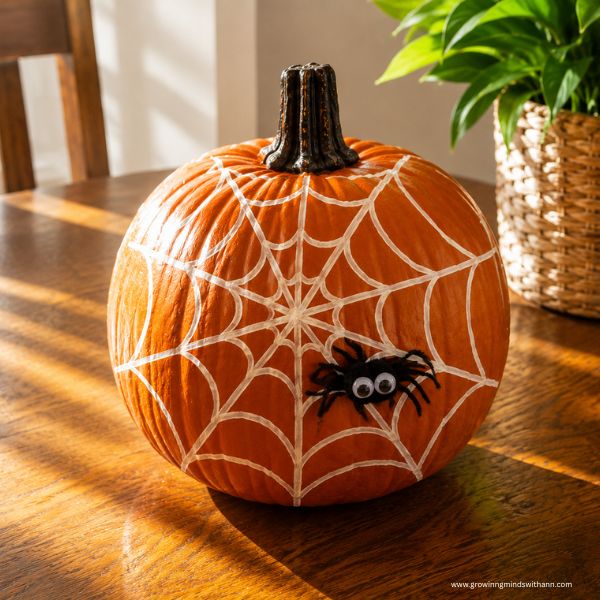 Spiderweb-pumpkin-in-pumpkin-painting-ideas--for-kids.