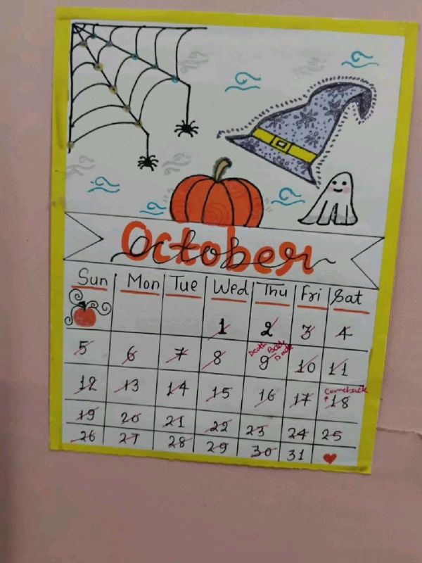 Halloween-calendar-display.