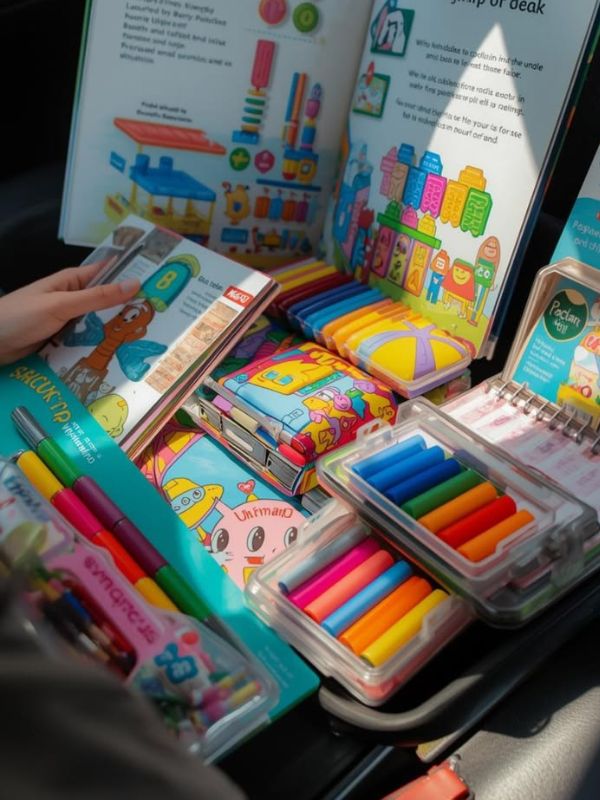 Storybook-crayon-and-other-entertainment-essentials.