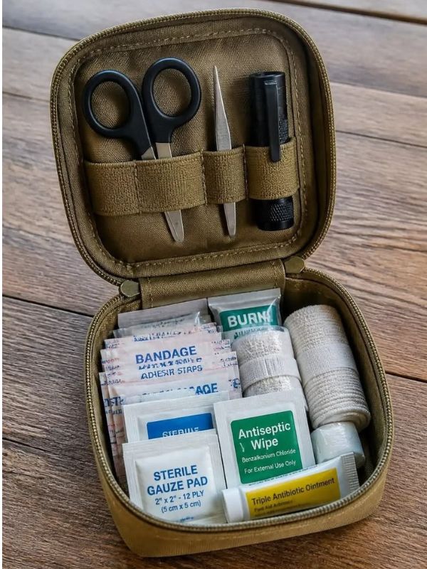First-aid-kit-filled-with-first-aid-essentials-in-travel-essential-kits-for-kids.