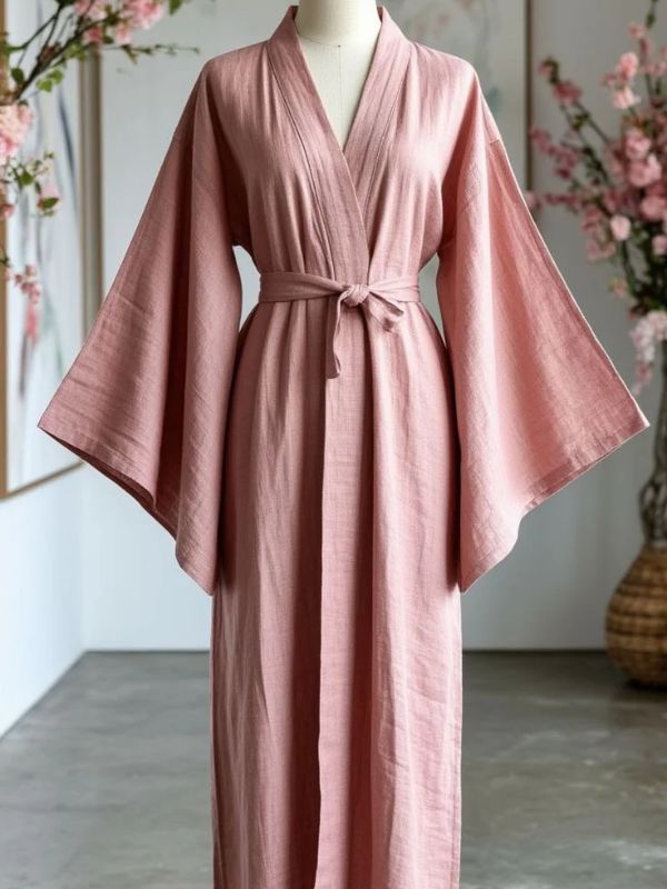 Pink-robe-in-postpartum-essentials-every-mom-needs.