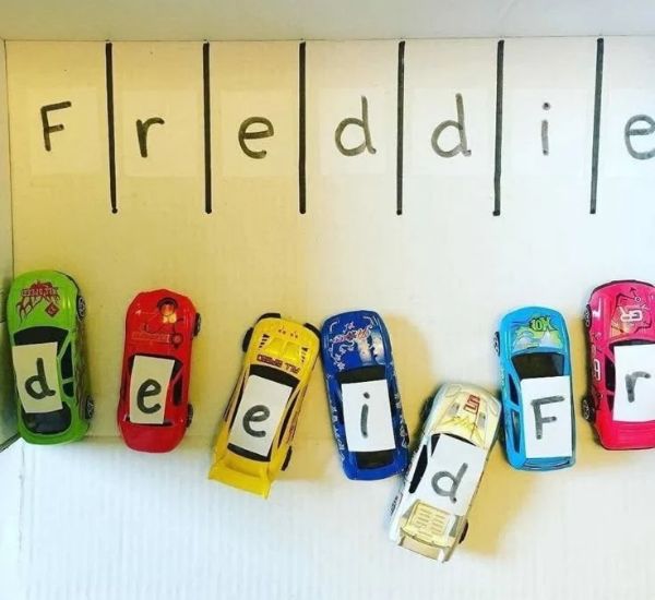 Name-parking-lot-with-the-name-freddie
