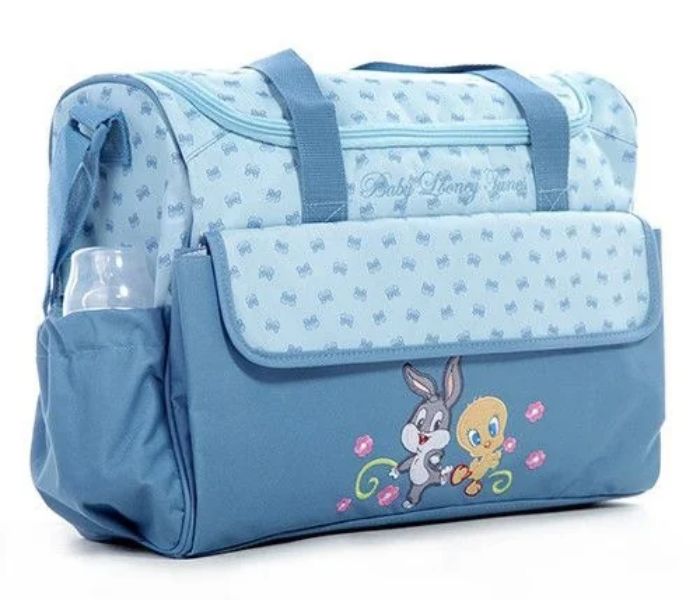 Blue-bag-with-many-compartment.