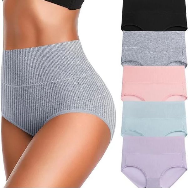 Postpartum-underwear-of-different-colors.